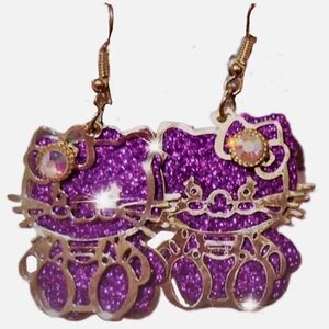 Hello Kitty Layered Earrings